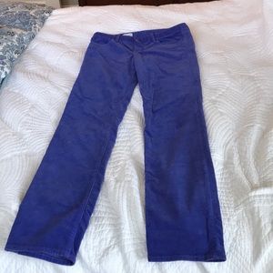 Tall straight leg corduroy pants